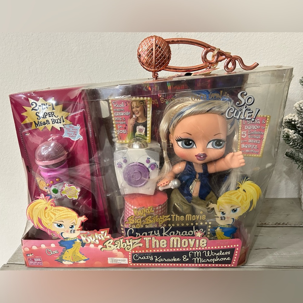NEW Bratz Babyz The Movie Crazy Karaoke Wireless FM Microphone Cloe Y2K …